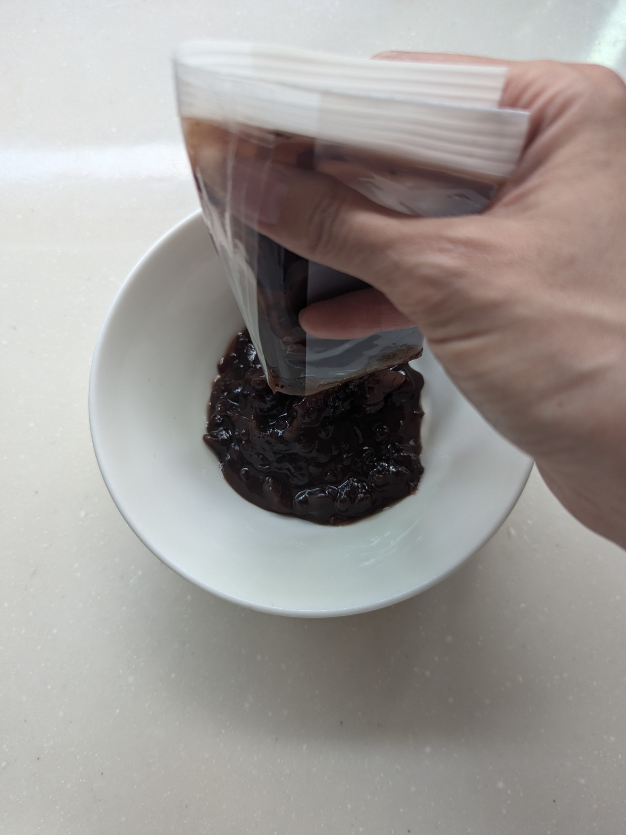 あんを出す